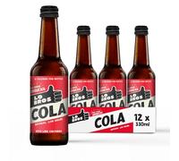 Lo Bros Kombucha - Cola - Sparkling Refreshing Drink with Natural Ingredients and Live Cultures, Supports Gut Health, Low Sugar, Vegan, Bottles- 12 x 330ml