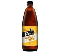 Lo Bros Lo Bros Kombucha Ginger Lemon Kombucha Low sugar 750ml