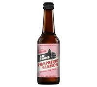 Lo Bros Organic Kombucha Raspberry and Lemon, 12 x 330ml