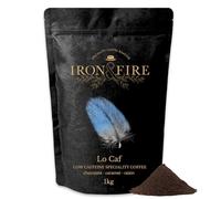 Lo Caf Low Caffeine Specialty Blend 1kg Cafetiere/French Press Grind - Medium Roast with Chocolate, Caramel & Raisin Notes | Perfect Decaf Alternative for French Press Lovers - IRON & FIRE