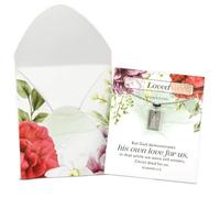 LO·GOS TRADING POST Stainless Steel Blessed Pendant Necklace with Inspirational Card & Envelope - Faith Jewelry for Women - Gift, 1 Pack, Stainless Steel, No Gemstone