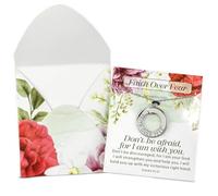 LO·GOS TRADING POST Stainless Steel Blessed Pendant Necklace with Inspirational Card & Envelope - Faith Jewelry for Women - Gift, 1 Pack, Stainless Steel, No Gemstone