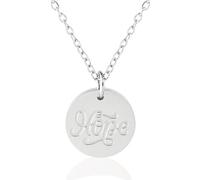 LO·GOS TRADING POST Stainless Steel Blessed Pendant Necklace with Inspirational Card & Envelope - Faith Jewelry for Women - Gift, 1 Pack, Stainless Steel, No Gemstone