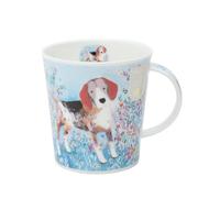 LO-RUFU-XX Rufus Brown and White Beagle Dog Fine Bone China Mug - Lomond Shape 0.32l