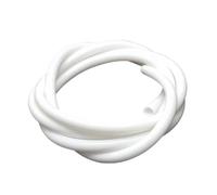 Loacea 1/5/10 Meters Flexible Silicone Tube, ID 0.5-25mm White Silicone Rubber Hose Resilient Rubber Tubing 1pc(5 METERSX1MMX3MM)