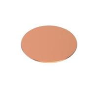 Loacea 1pc Round Copper Plate, High Conductivity Solid T2 Sheet Thick 0.5/0.8/1mm Pure Copper Disc(0.8x150mm)