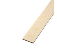 Loacea 1pc Solid Pine Board Length 200/250mm*Thickness 3/5/8mm, Rectangular Wood Strips DIY Model Material(250x30x8mm)