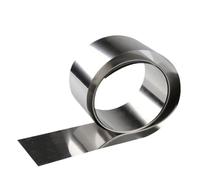 Loacea 304 Stainless Steel Foil Length 1/5m, Electronic, Polished Finish Metal Strip Plate Sheet 1pc(0.01mmX100mmX1M)