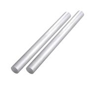 Loacea 3pcs Aluminum Solid Round Rods, Super Hard Round Bar for Industry Duralumin Aluminum Poles