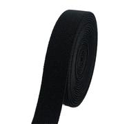 Loacea 5Meter Heavy Stretch Elastic Bands, High Elasticity Knit Band, 1-6cm Wide Cord Strap(Black,5m*20mm)