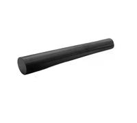 Loacea Black ABS Solid Bar Length 500mm, Easy to Clean Plastic Round, Rod for Production Line Parts 1pc(20x500mm)