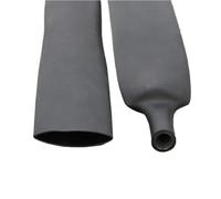 Loacea Dual Wall Heat Shrink Tube, Thick Glue 3:1 Ratio Shrinkable Pipe Dia 12.7-50 mm Adhesive Line Wrap Wire 1Meter(Black,39mm)