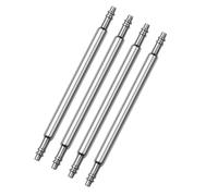 Loacea Watch Spring Bar 10PCS Durability Quick Release Pins 21mm 20mm 18mm, Silver Replacement Spring Bars for Watches(1.5MM*10MM)