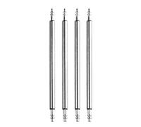 Loacea Watch Spring Bar 20pcs Heavy-Duty Silver Spring Bars, Width 10mm-27mm Stainless Steel Watch Strap Link Pins(17MM*1.3MM)