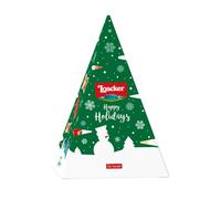 Loacker Christmas Tree Gift Box - Assorted Wafer & Chocolate Treats - Premium Gift Box for Families, Friends & Colleagues - Festive Italian Cookies & Sweets Selection, 138g