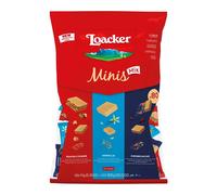 Loacker Minis Crispy Waffers Hazelnut Chocolate Vanilla Biscuits 800g - Fast P&P
