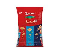 Loacker Minis Crispy Waffers Hazelnut Vanilla Biscuits 800g, Chocolate, 1 count