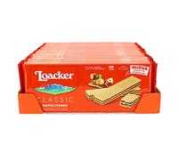 Loacker Napolitaner Classic Wafer, 175 g, Pack of 18