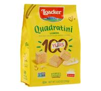 Loacker Quadratini Lemon Wafers, 8.83 oz