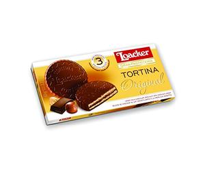 Loacker Tortina Chocolate & Hazelnut Cream Wafers 3 Pack