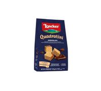 Loacker Wafers, Chocolate Quadratini Mini Wafer Biscuits, Italian Biscuits, Bite Size Sharing Bag, All Natural Ingredients, 125 g