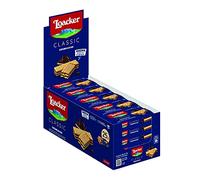 Loacker Wafers, Cremkakao Chocolate Flavour Wafer Biscuits, Classic Italian Biscuits, All Natural Ingredients, Light Snack, Bulk Box of 25 x 45 g