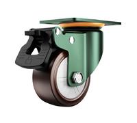 Load Bearing Rotating Caster Wheel 48kg Capacity Quiet Rolling Ideal for Worktables and Storage Racks Rough Terrain Furniture Mobility