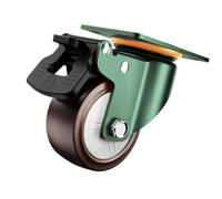 Load Bearing Rotating Caster Wheel 48kg Capacity Quiet Rolling Ideal for Worktables and Storage Racks Rough Terrain Furniture Mobility