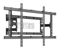 Load-bearing Ultra-thin Wall-mounted TV Holder Rack，Stainless Steel TVs Low Profile Bracket Fixed， Fits Most 50 To 100 Inch Flat Panel LCD
