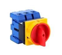Load-break switch YMD11-80A 100A 3/4P Isolator Selector Silver Contact DC Disconnect Load Break ON-OFF Rotary(100A 3P)