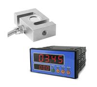 Load Cell Sensor, S Type Weighing Sensor Weight Sensor Load Cell +load Cell Indicator,display 10kg 20kg 30kg - 1 Ton 2T to Measure Force, Pressure, Displacement, Strain(300kg Indicator)