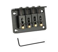 Load Guitar Bridge Guitar Ball Code Piano Bridge String Code String Bridge 4 String Cigar Box Guitar Bridge(Black)