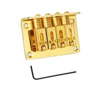 Load Guitar Bridge Guitar Ball Code Piano Bridge String Code String Bridge 4 String Cigar Box Guitar Bridge(Golden)