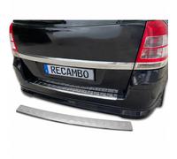Load sill guard stainless steel chrome suitable for Opel Zafira B, 2005-2014