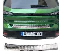 Load sill guard stainless steel chrome suitable for Peugeot 308 hatchback | y...
