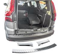 Load sill guard stainless steel inside + outside chrome suitable for Dacia Jo...
