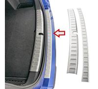 Load sill guard stainless steel inside + outside matt suitable for BMW X1 iX1...