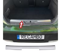 Load sill guard stainless steel interior matt suitable for Peugeot 308 hatchb...