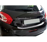 Load sill guard stainless steel matt suitable for Peugeot 208 | 2012-2019 + b...