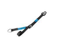 LOADCARE Car Boot Strap for Load Securing Two-Piece LC 175 daN Tie Down Strap for Car Boot Luggage Strap 25 mm Band Width with Quick View Label, 2 m (Black)