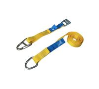 LOADCARE Car Boot Strap Two Piece LC 175 daN Tie Down Strap for Car Boot Luggage Strap 25 mm Band Width with Quick View Label, 2 m