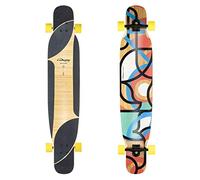 Loaded Boards Bhangra V2 Bamboo Longboard Skateboard Complete (86a Stimulus, Flex <1)