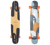 Loaded Boards MATA Hari Bamboo Longboard Skateboard Complete (Fat Free 80a Wheels, Paris 180mm 50° Trucks)