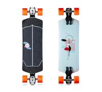 Loaded Boards Tangent Longboard Commuting Cruising Skateboard Complete (85mm Caguama 80a Wheels, Paris 150 50° Trucks)