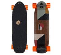 Loaded Boards Truncated Tesseract Bamboo Longboard Skateboard Complete (80a Kegel wheels, 43° Paris Savant Trucks)