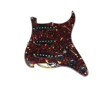 Loaded Prewired Pickguard Set 7-way Full-load Pre-wired PickguardSingle-coil Pickup Kit For ST SSS Electric Guitars(Tortoise B)