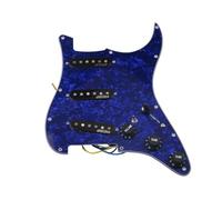 Loaded Prewired Pickguard Set 7-Way Type Fully Loaded Prewired Blue Pickguard SSS Single Coil Pickups Set