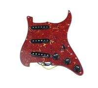 Loaded Prewired Pickguard Set 7-Way Type Fully Loaded Prewired Pickguard SSS Single Coil Pickups Set For St Electric Guitar(Tortoise D)