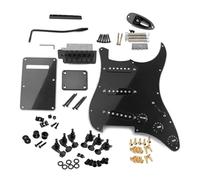 Loaded Prewired Pickguard Set Electric Guitar Full Set DIY Accessory Kit Including Prewired Pickguard(Black)
