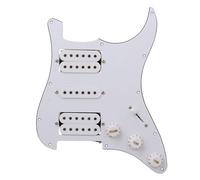 Loaded Prewired Pickguard Set Suitable For SQ ST Electric Guitar HSH Pickup Guard Full Set(White)